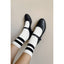 Her Socks - Varsity: Cream Black - Room Eight - Le Bon Shoppe