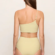 Lurex Lami Bottom - Mikoh Swimwear - High waisted bikini bottom