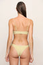 Mikoh Swimwear Lurex Papara Bottom in Sunburst Yellow