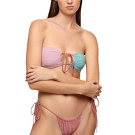 Pink bikini mikoh- mikoh swimwear - lurex bikini