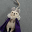 Prince Bear - Cotton Ornament, Token, Embellished - Room Eight - Skippy Cotton