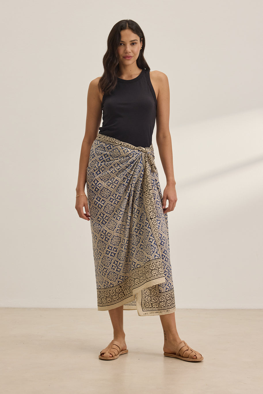 Velvet by Graham and Spencer Jenna Sarong Cleo Wade - Swim Cover Ups 