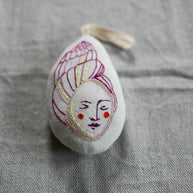 Shell Lady - Cotton & Lavender filled Ornament, Token - Room Eight - Skippy Cotton