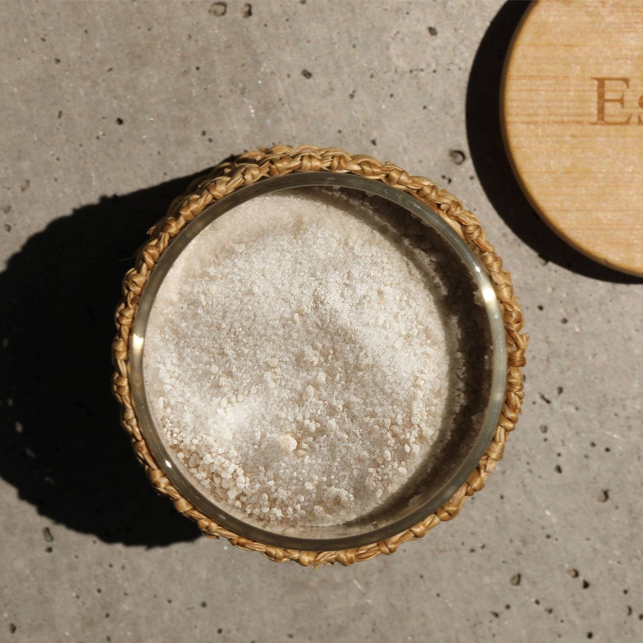 Sparkling Bath Salts: Glass Carafe - Room Eight - Esker