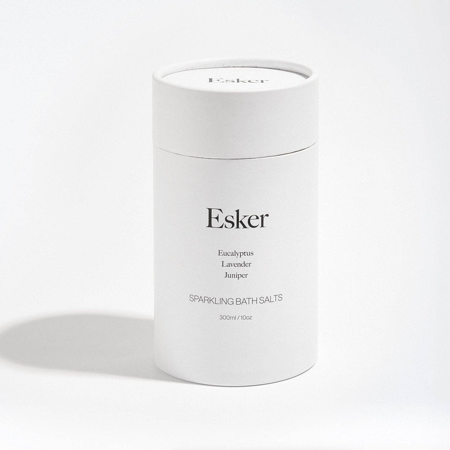 Sparkling Bath Salts: Glass Carafe - Room Eight - Esker