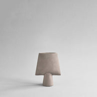 Sphere Vase Square, Mini - Taupe by 101 Copenhagen - Room Eight - Studio Nordhaven