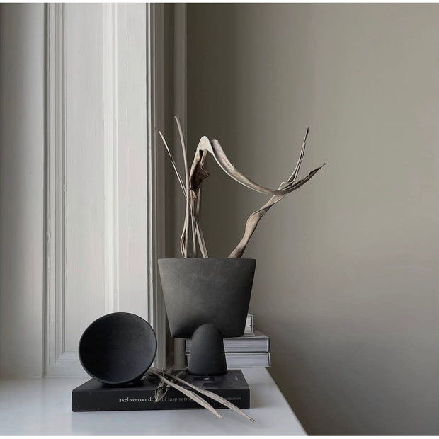 Sphere Vase Triangle, Mini - Dark Grey by 101 Copenhagen - Room Eight - Studio Nordhaven