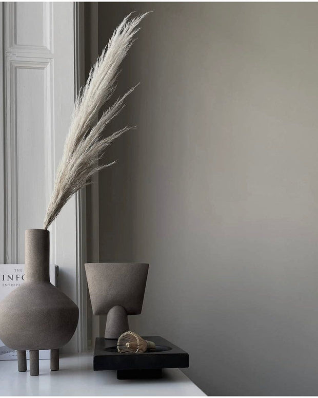 Sphere Vase Triangle, Mini - Taupe by 101 Copenhagen - Room Eight - Studio Nordhaven