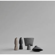 Sphere Vase Triangle, Mini - Taupe by 101 Copenhagen - Room Eight - Studio Nordhaven