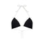 Solid and Striped Iris Ribbed Bikini Top - Black bikini - Triangle Black Bikini