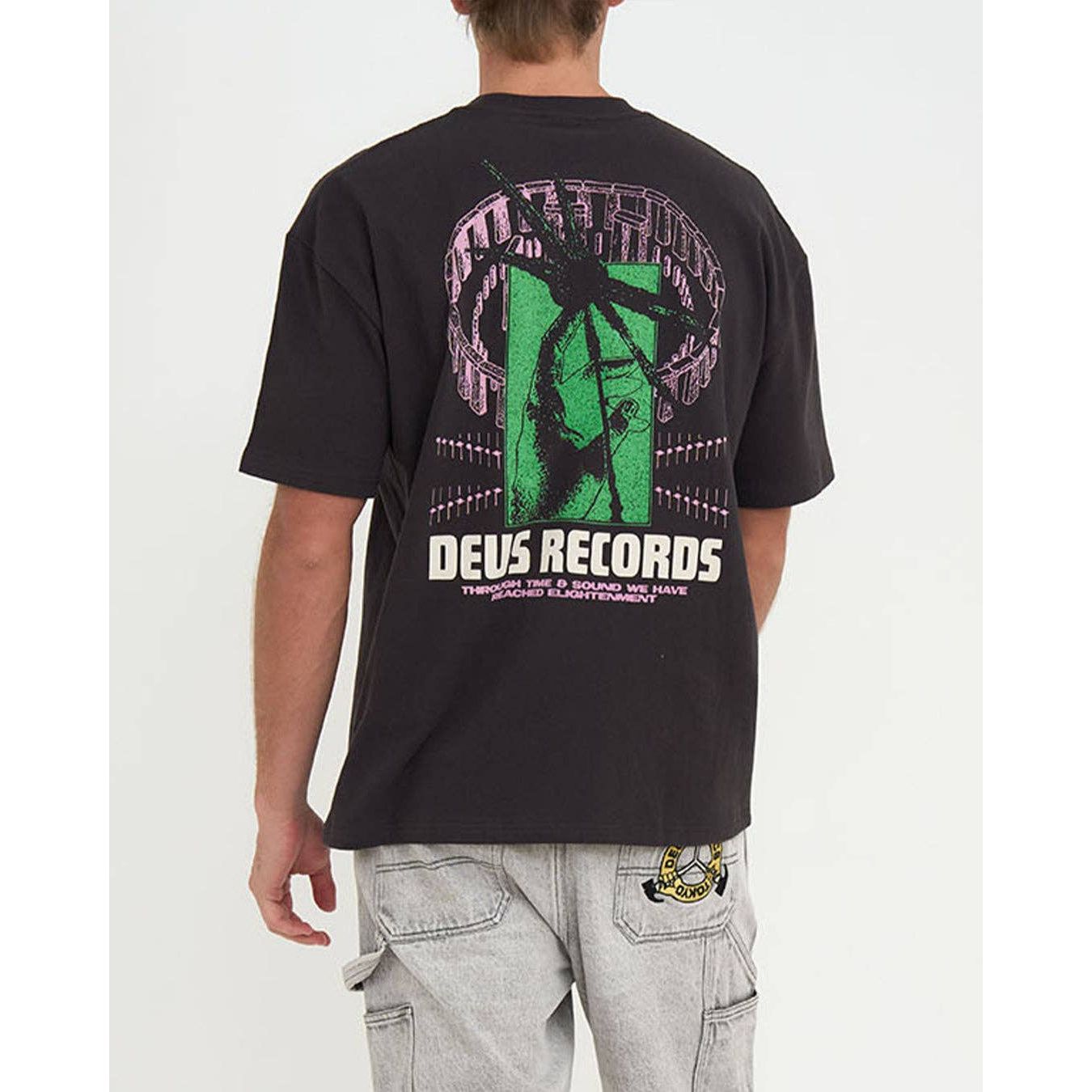 Time And Sound Tee - Anthracite - Room Eight - Deus Ex Machina