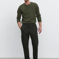 velvet by graham and spencer - velvet mens - bryce twill pant - utility pant mens marsh