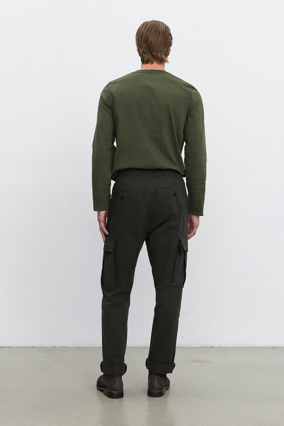 velvet by graham and spencer - velvet mens - bryce twill pant - utility pant mens marsh