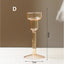 Vintage Style Glass Candlestick - Short - Room Eight - IVORE.GROUP